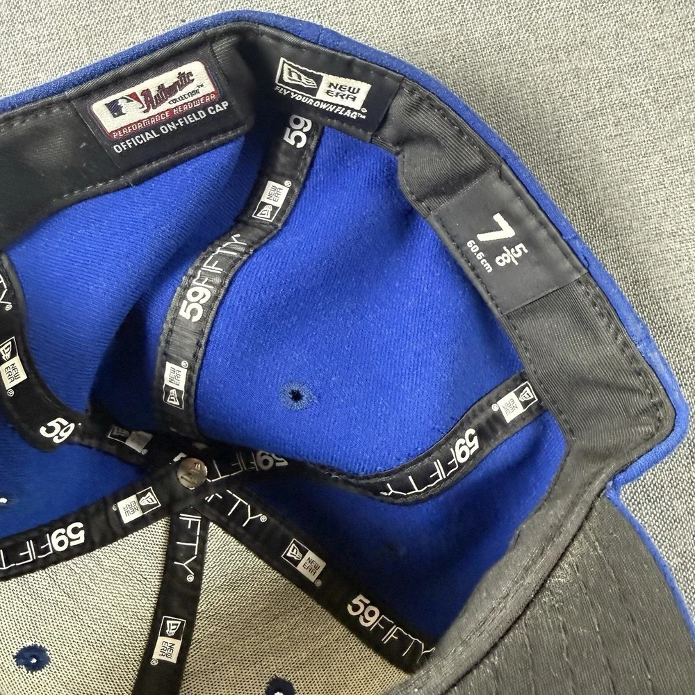 Chicago Cubs New Era 5950 Fitted Baseball Cap Size 7‎ 5/8